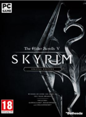 The game cover of The Elder Scrolls V: Skyrim Special Edition